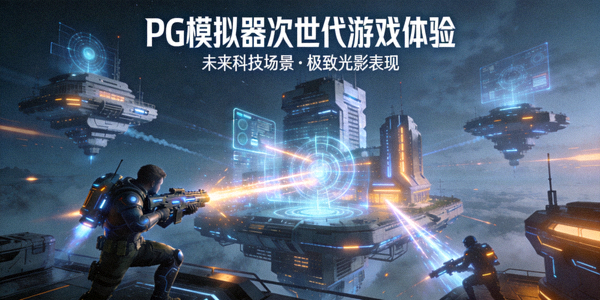 PG模拟器次世代游戏体验预览图，展示未来科技游戏场景与光影效果