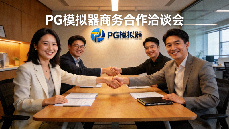 PG模拟器商务合作团队与游戏开发商代表进行友好会谈